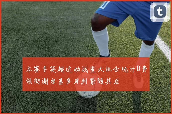 本赛季英超运动战重大机会统计B费领衔谢尔基多库列紧随其后