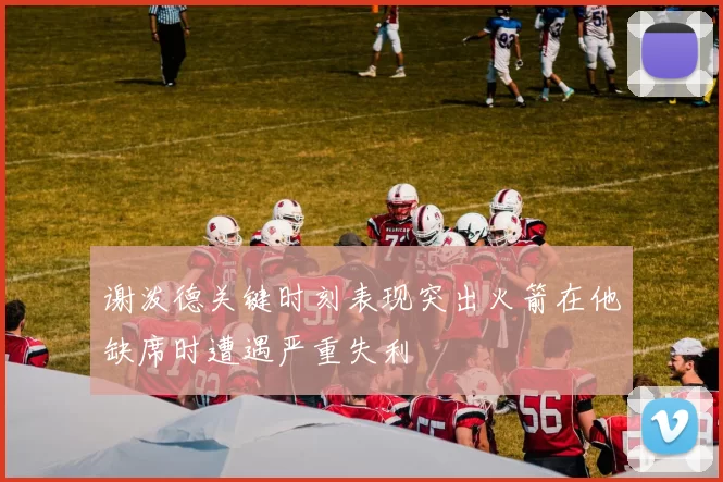 谢泼德关键时刻表现突出火箭在他缺席时遭遇严重失利